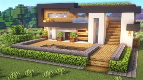 Guía paso a paso: Diseño de casas en Minecraft modernas.